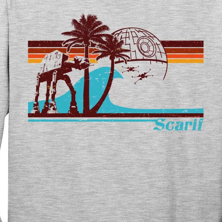 Retro Scarif Summer Tall Long Sleeve T-Shirt