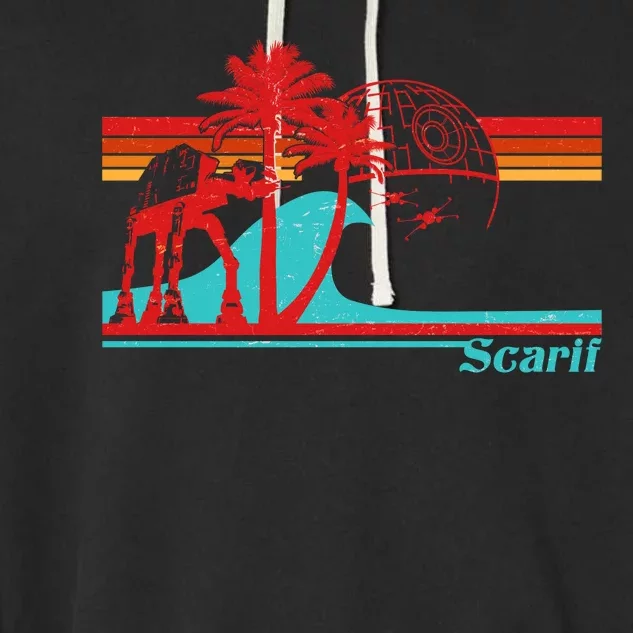 Retro Scarif Summer Garment-Dyed Fleece Hoodie