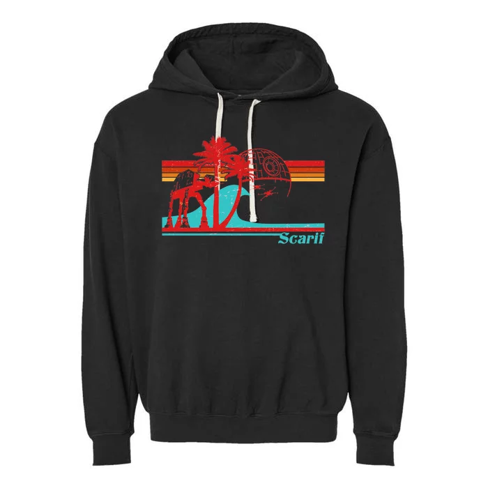 Retro Scarif Summer Garment-Dyed Fleece Hoodie