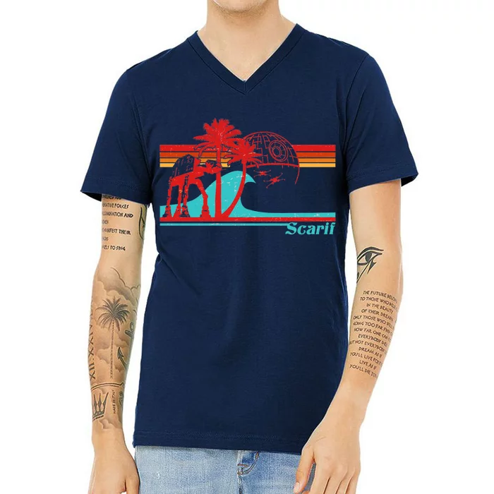 Retro Scarif Summer V-Neck T-Shirt