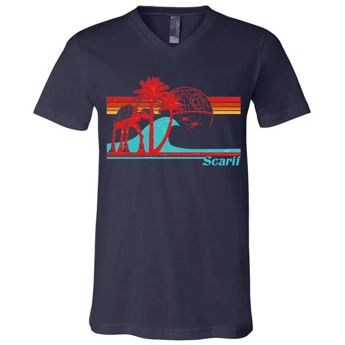 Retro Scarif Summer V-Neck T-Shirt