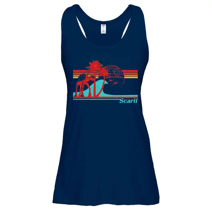 Retro Scarif Summer Ladies Essential Flowy Tank