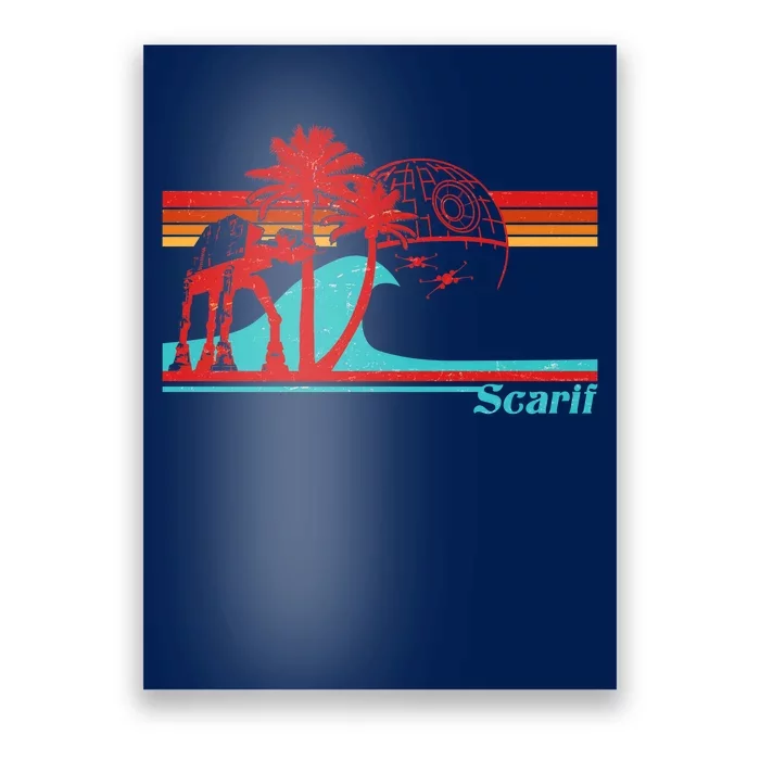 Retro Scarif Summer Poster