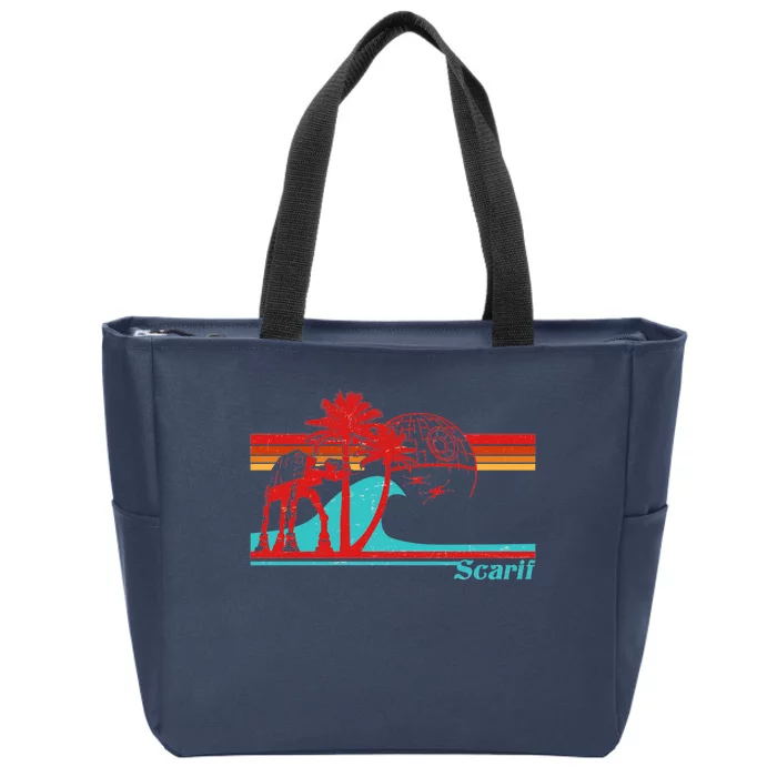 Retro Scarif Summer Zip Tote Bag