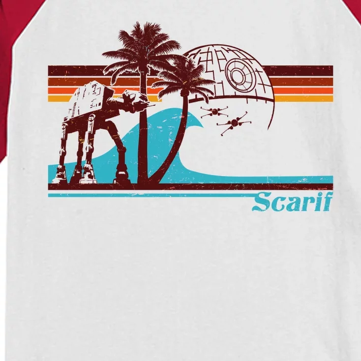 Retro Scarif Summer Kids Colorblock Raglan Jersey