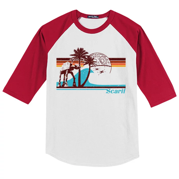 Retro Scarif Summer Kids Colorblock Raglan Jersey