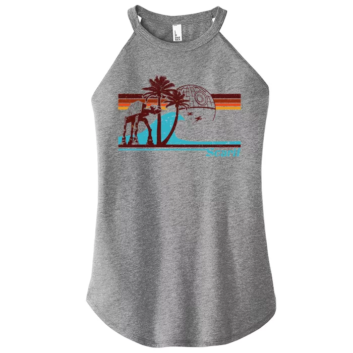 Retro Scarif Summer Women’s Perfect Tri Rocker Tank