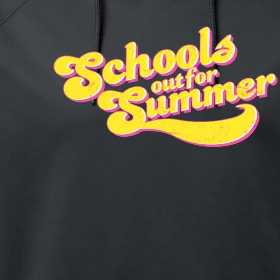 Retro School's Out For Summer Performance Fleece Hoodie