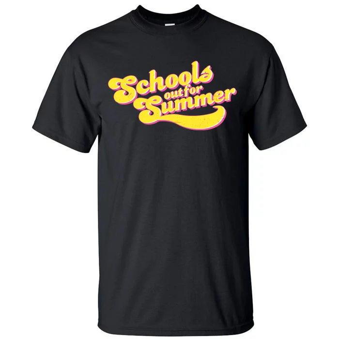 Retro School's Out For Summer Tall T-Shirt