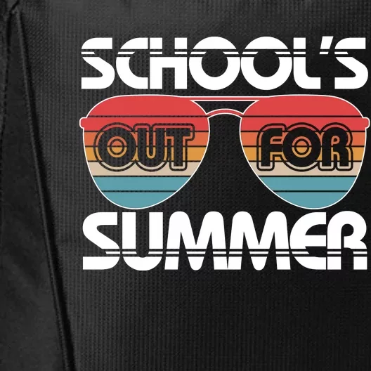 Retro School's Out For Summer Aviator Sunglasses City Backpack