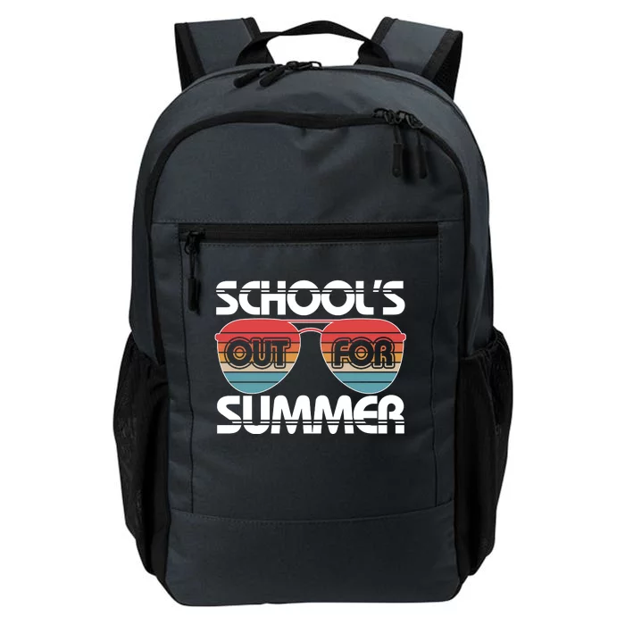 Retro School's Out For Summer Aviator Sunglasses Daily Commute Backpack