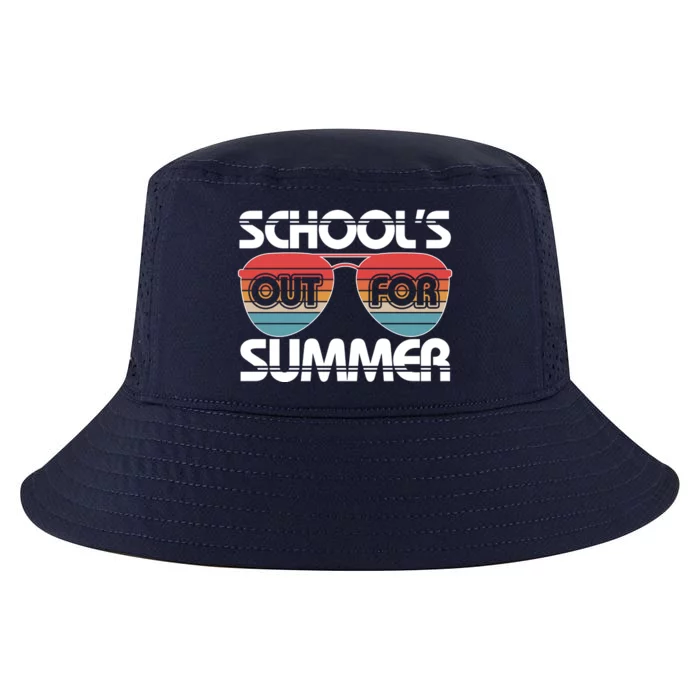 Retro School's Out For Summer Aviator Sunglasses Cool Comfort Performance Bucket Hat