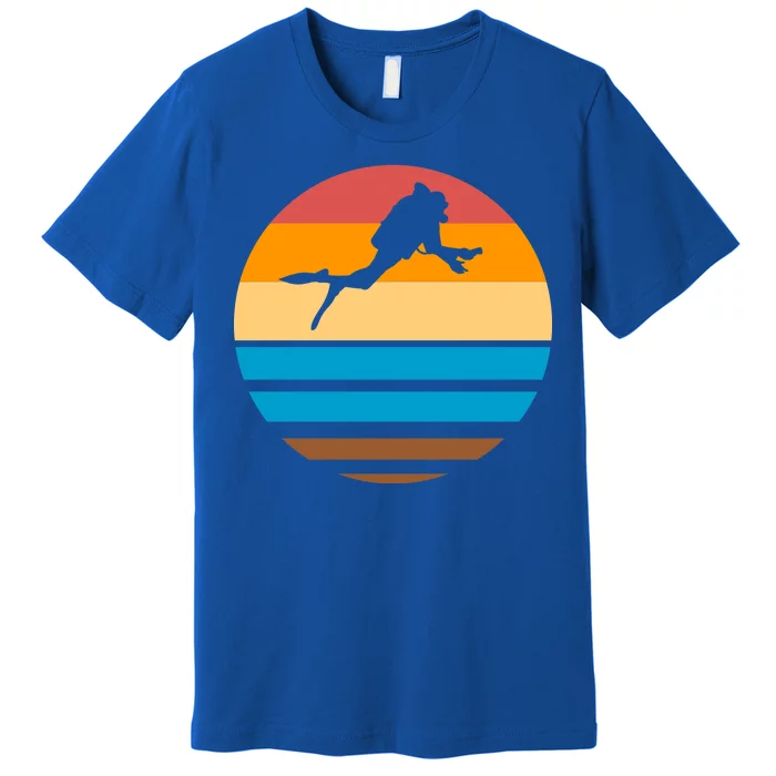 Retro Scuba Diving Premium T-Shirt