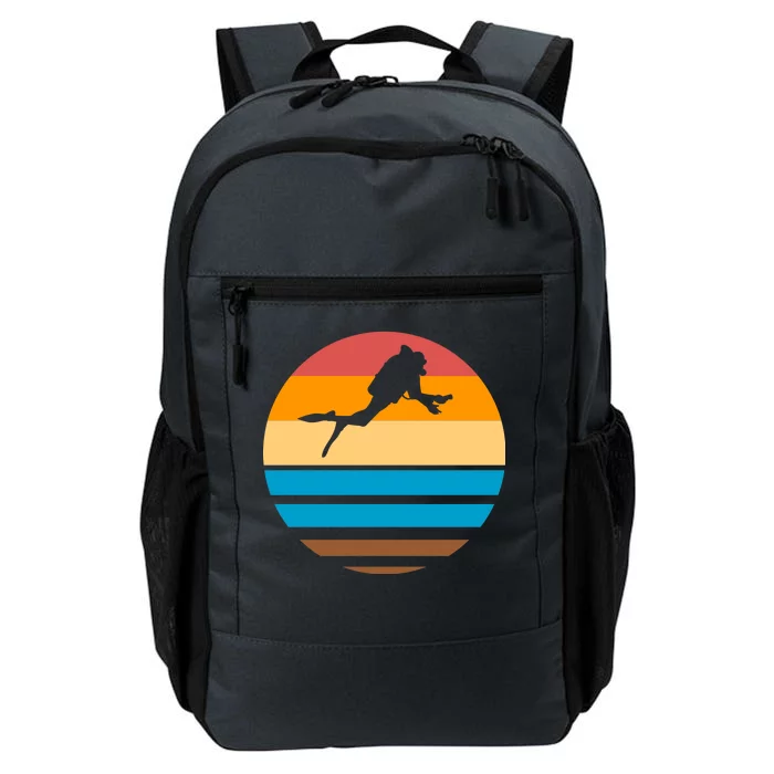 Retro Scuba Diving Daily Commute Backpack