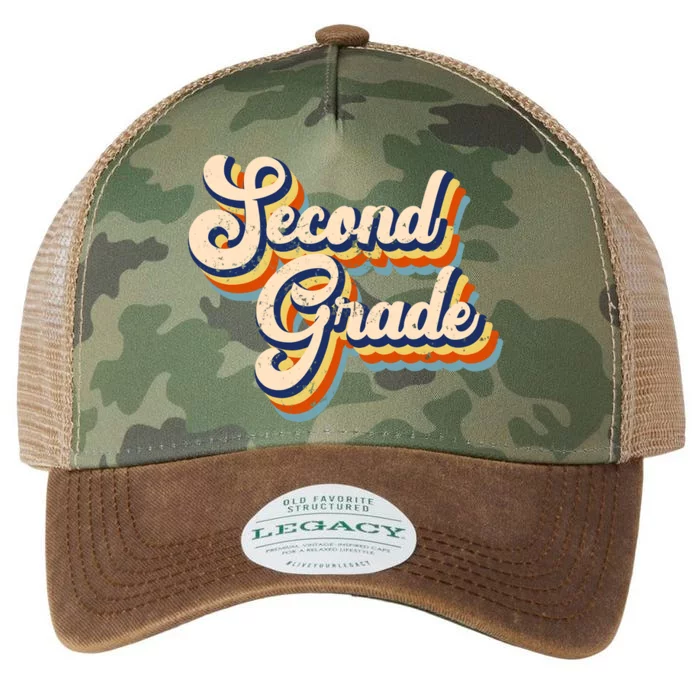 Retro Second Grade Logo Legacy Tie Dye Trucker Hat