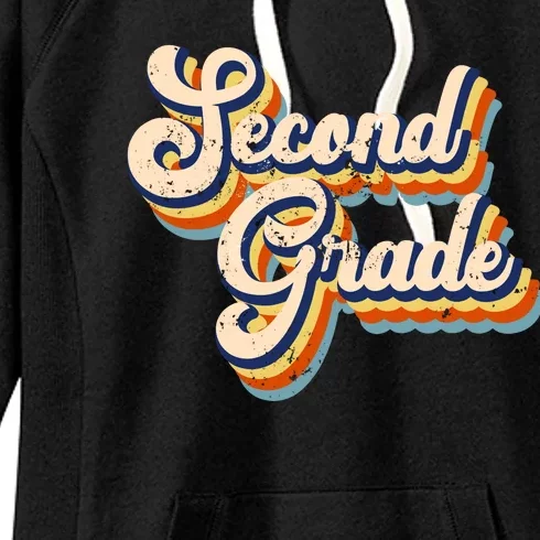 Retro Second Grade Logo Women's Fleece Hoodie