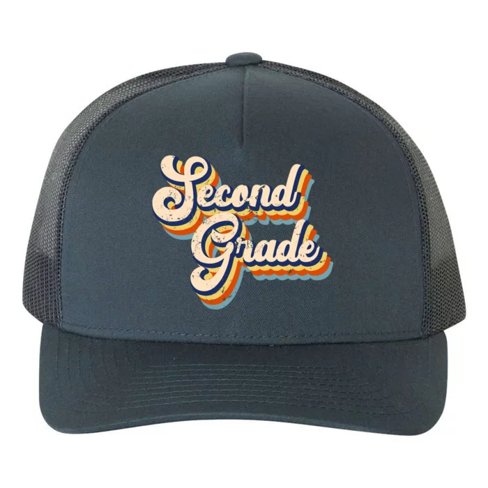 Retro Second Grade Logo Yupoong Adult 5-Panel Trucker Hat