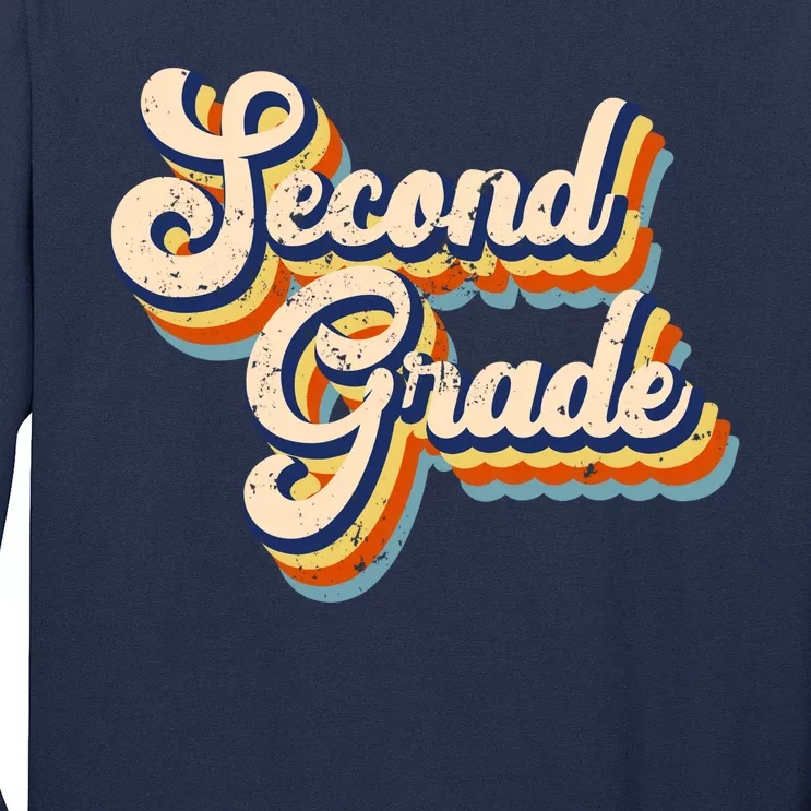 Retro Second Grade Logo Long Sleeve Shirt