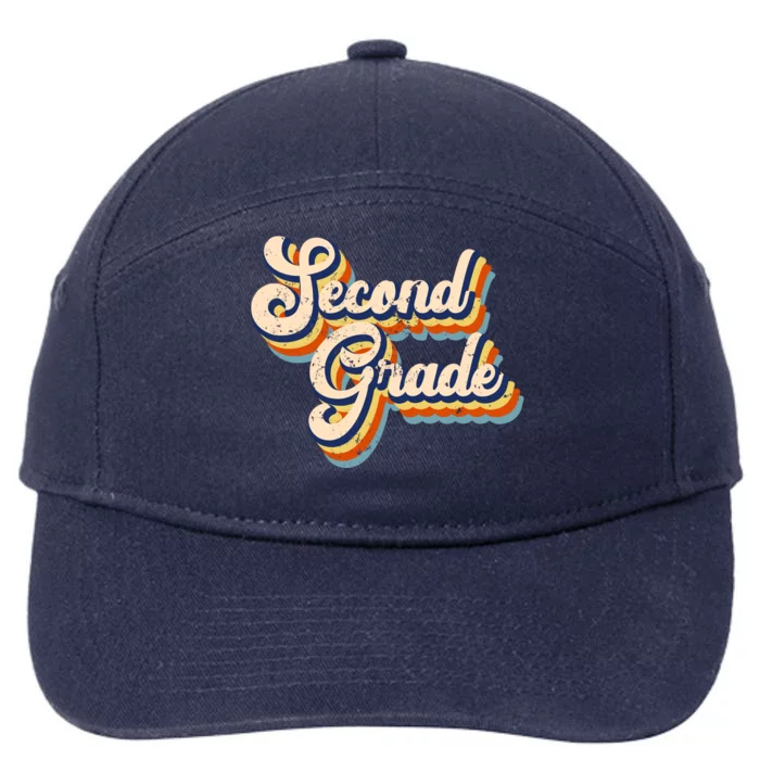 Retro Second Grade Logo 7-Panel Snapback Hat