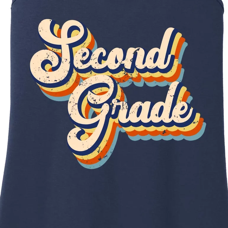 Retro Second Grade Logo Ladies Essential Tank