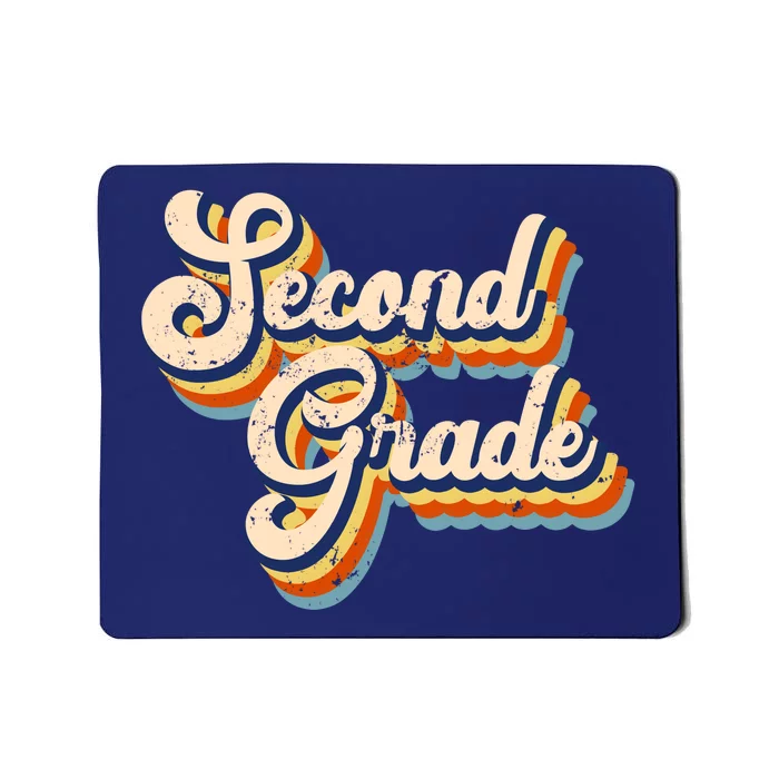 Retro Second Grade Logo Mousepad