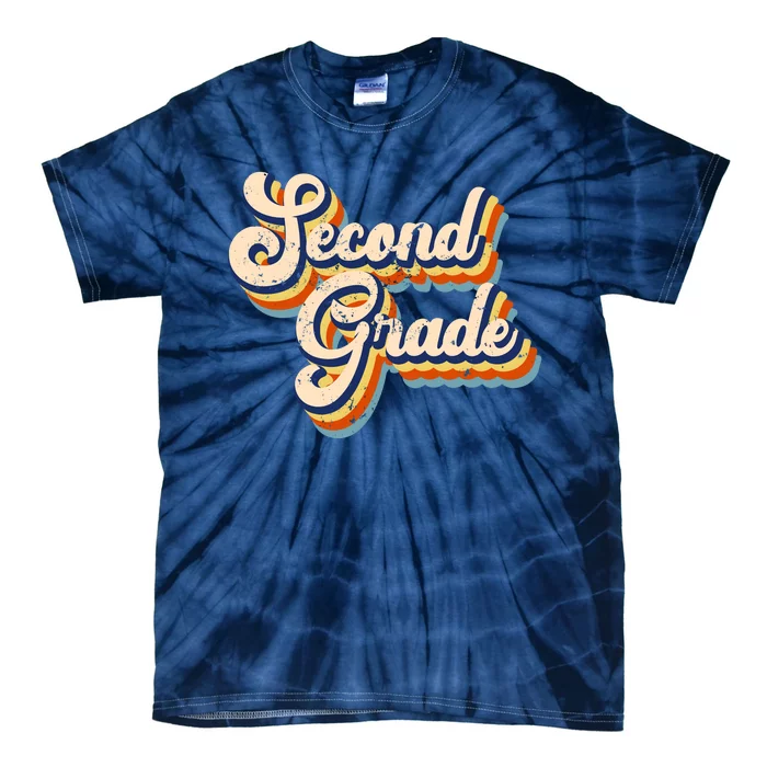 Retro Second Grade Logo Tie-Dye T-Shirt