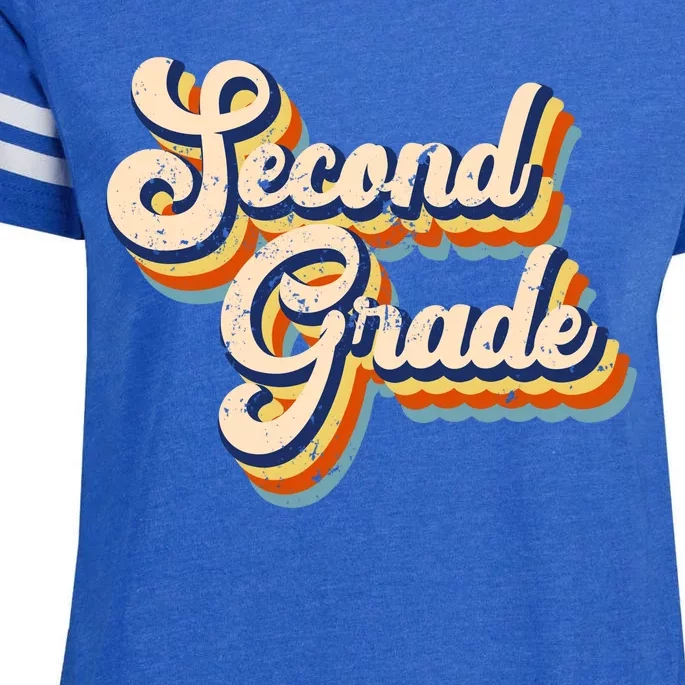 Retro Second Grade Logo Enza Ladies Jersey Football T-Shirt