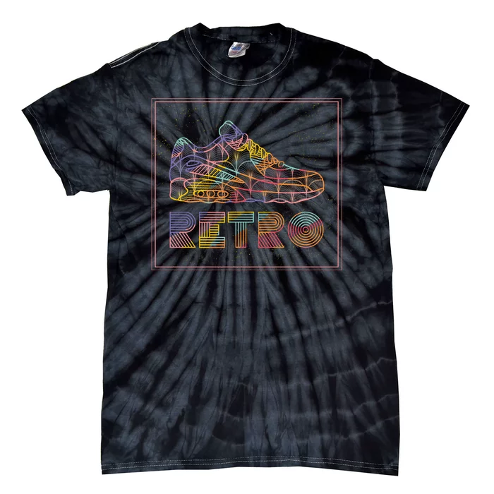 Retro Shoe Tie-Dye T-Shirt