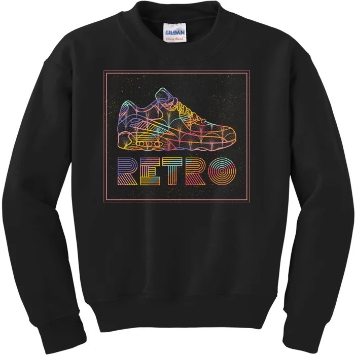 Retro Shoe Kids Sweatshirt