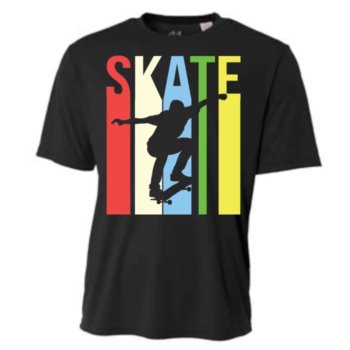 Retro Skate Logo Cooling Performance Crew T-Shirt