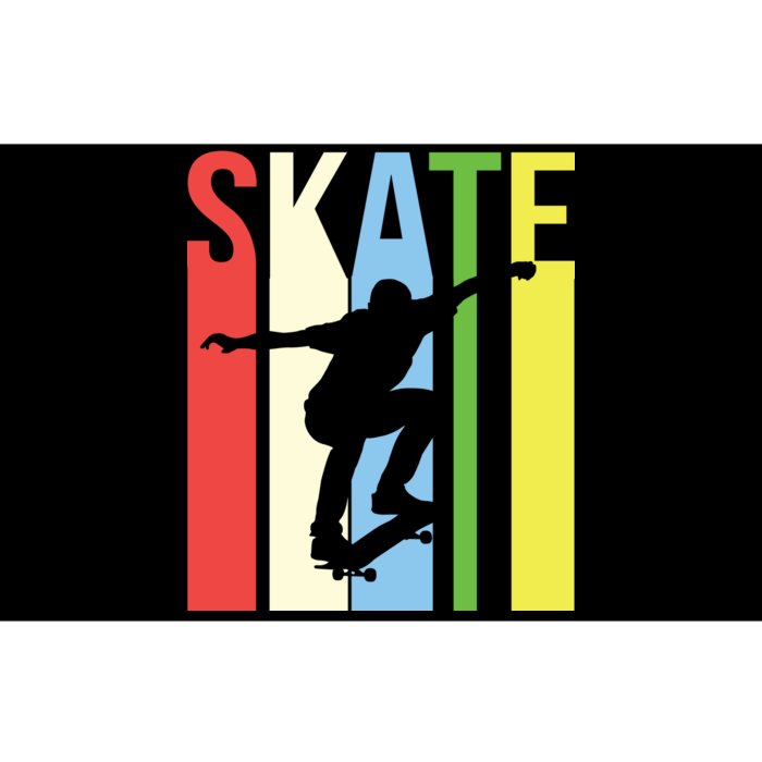 Retro Skate Logo Bumper Sticker