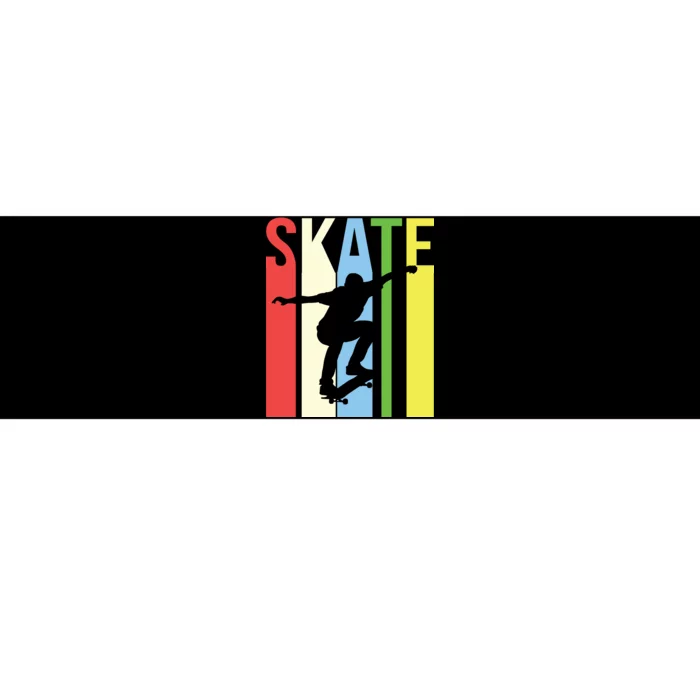 Retro Skate Logo Bumper Sticker