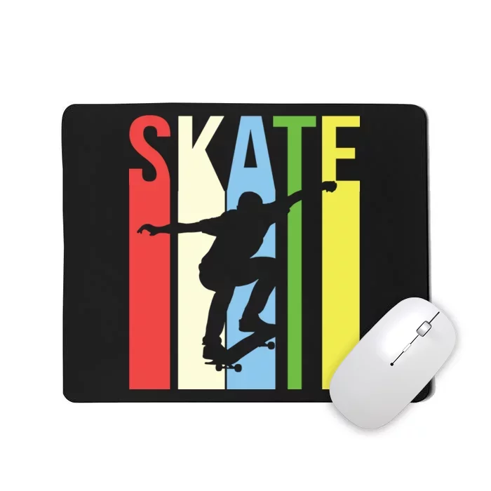 Retro Skate Logo Mousepad