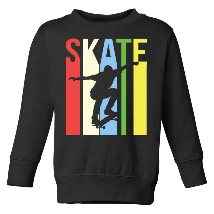 Retro Skate Logo Toddler Sweatshirt