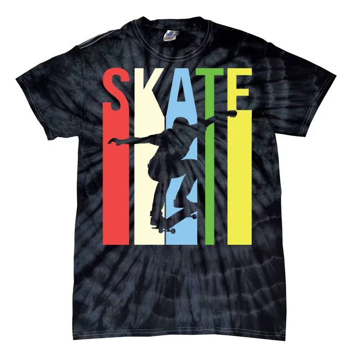 Retro Skate Logo Tie-Dye T-Shirt