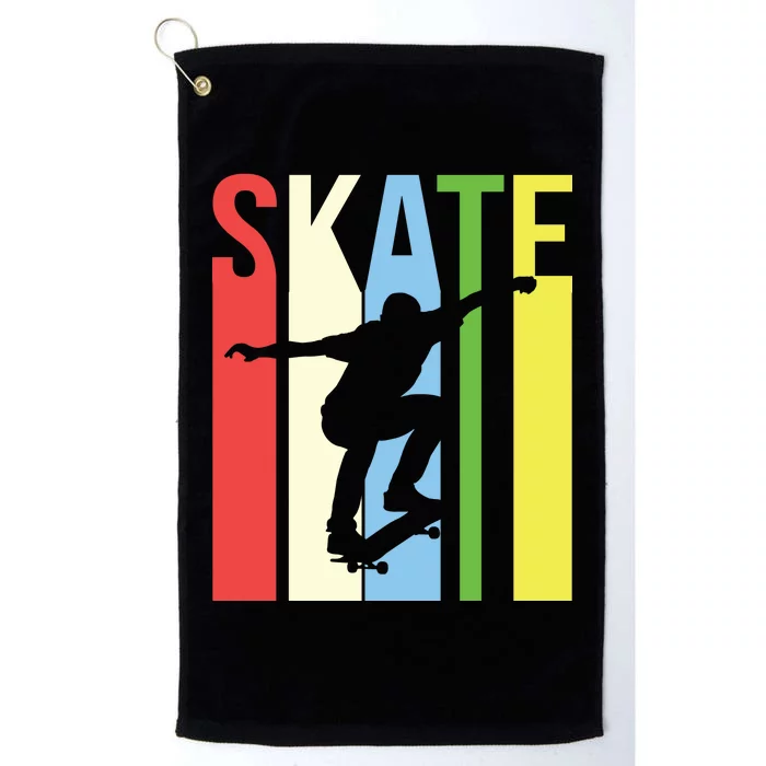 Retro Skate Logo Platinum Collection Golf Towel