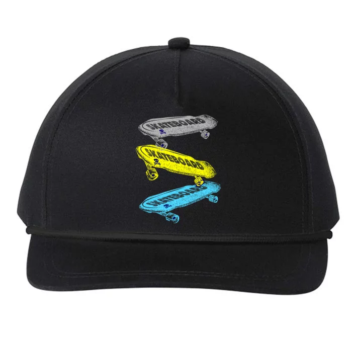 Retro Skateboards Snapback Five-Panel Rope Hat