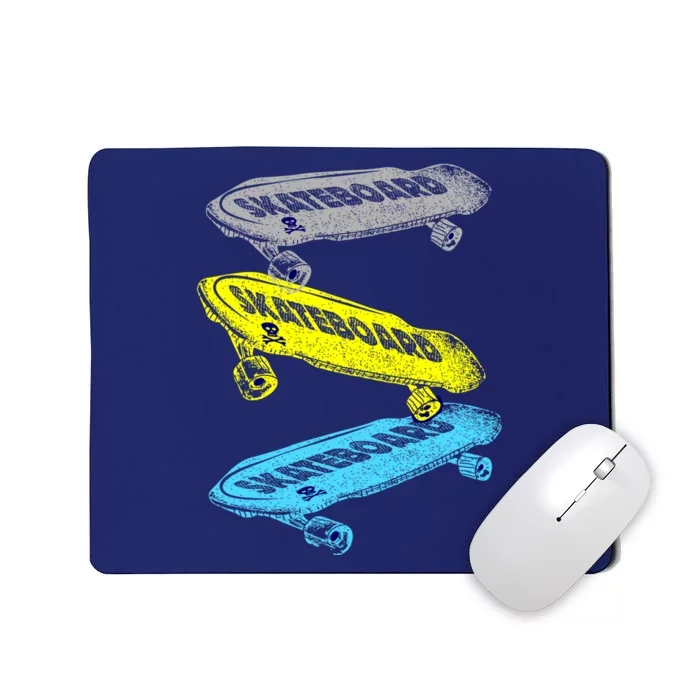 Retro Skateboards Mousepad