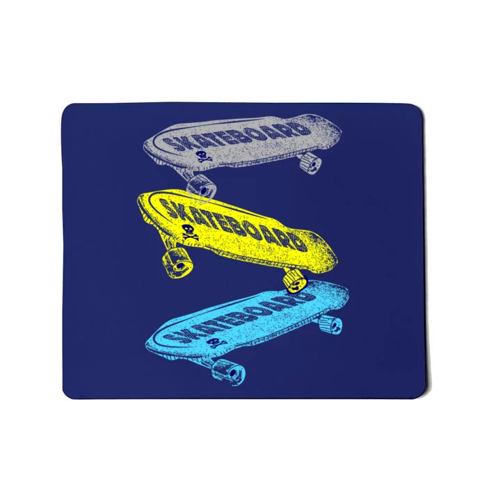 Retro Skateboards Mousepad