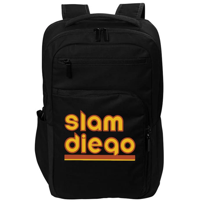 Retro Slam Diego Baseball San Fan Impact Tech Backpack