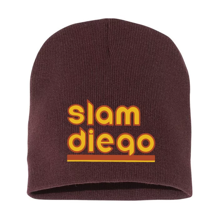 Retro Slam Diego Baseball San Fan Short Acrylic Beanie