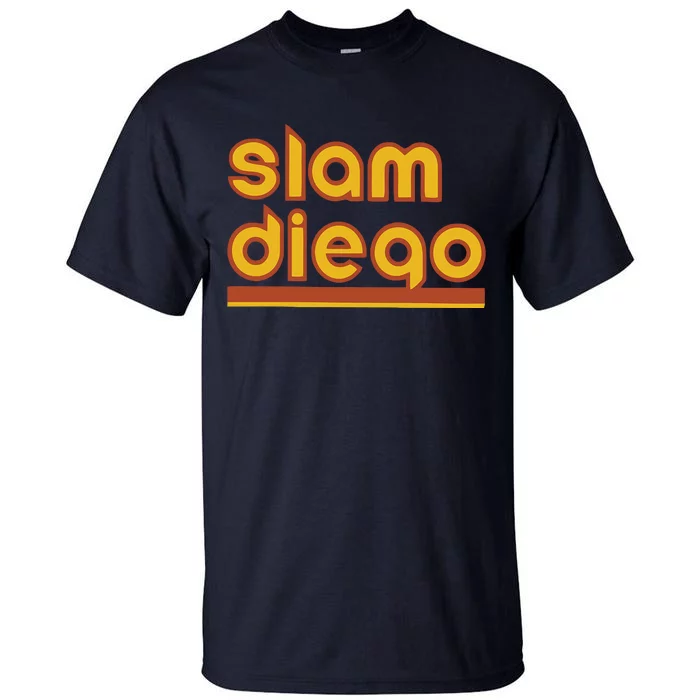 Retro Slam Diego Baseball San Fan Tall T-Shirt