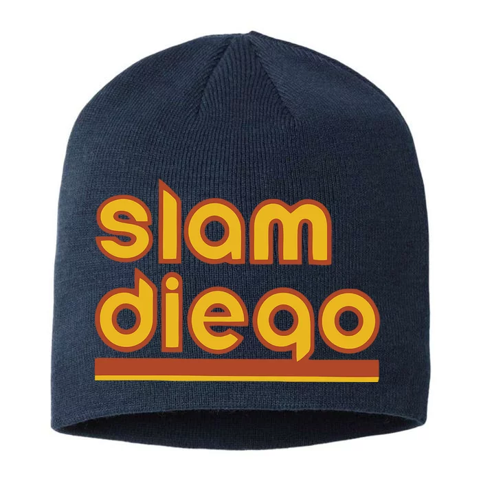 Retro Slam Diego Baseball San Fan 8 1/2in Sustainable Knit Beanie