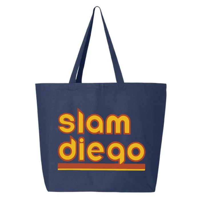 Retro Slam Diego Baseball San Fan 25L Jumbo Tote