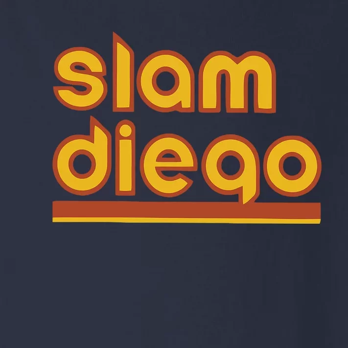 Retro Slam Diego Baseball San Fan Toddler Long Sleeve Shirt