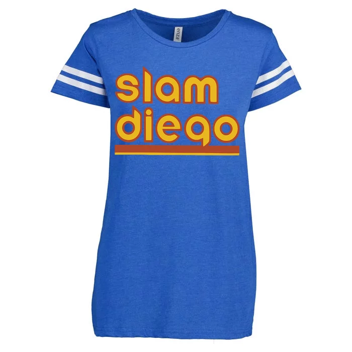 Retro Slam Diego Baseball San Fan Enza Ladies Jersey Football T-Shirt