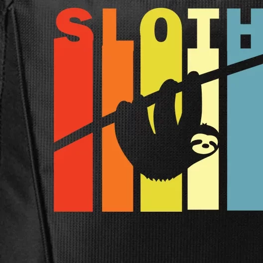 Retro Sloth City Backpack