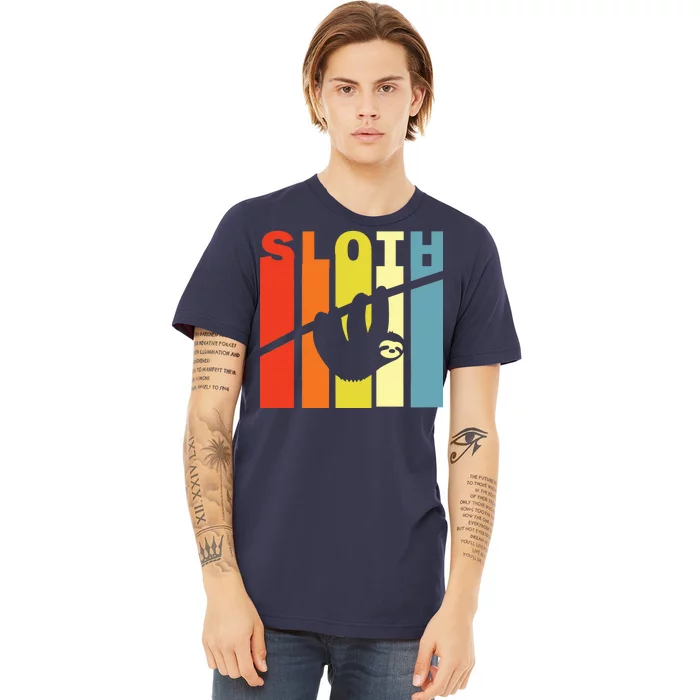 Retro Sloth Premium T-Shirt