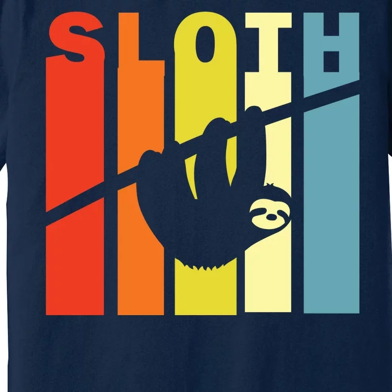 Retro Sloth Premium T-Shirt