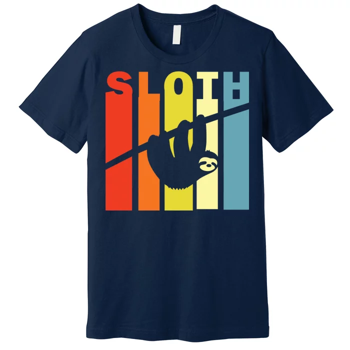 Retro Sloth Premium T-Shirt